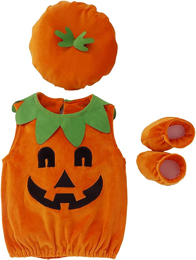 HengShunRui Unisex Baby Pumpkin Costume, Size 6/12 Months by Vanessa Jane