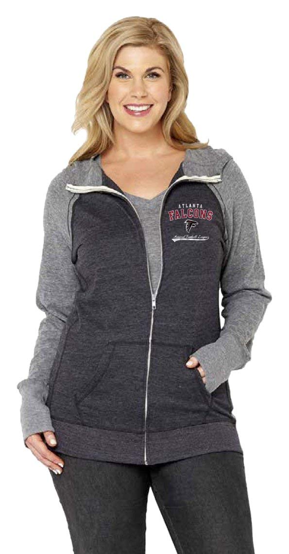 Soft As A Grape NFL Atlanta Falcons Womens Triblend Sweatshirt by Vanessa Jane