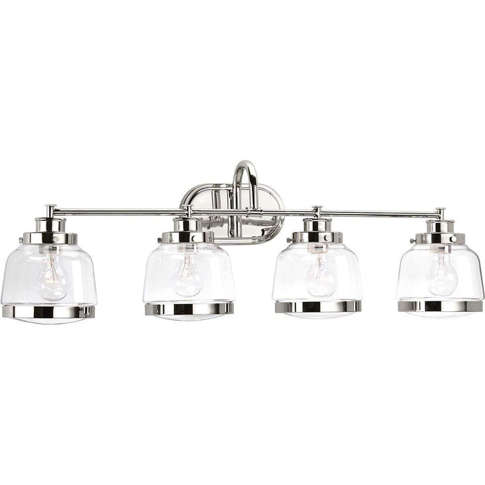 Progress Lighting P300083-104 Judson Four-Light Bath, Polished Nickel by Vanessa Jane