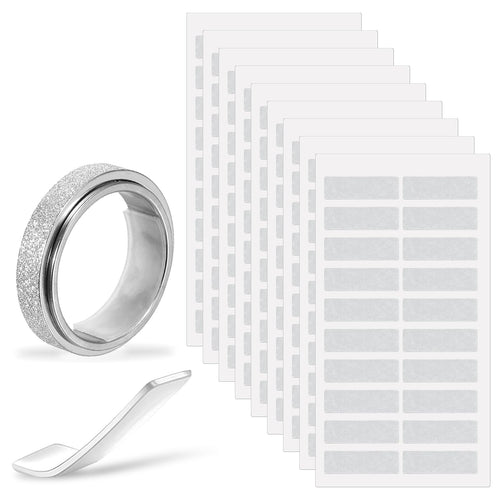 Ring Size Adjuster 100-Pack – Invisible Clear Silicone Spacers for Oura Ring Gen 4/3, Samsung Galaxy Ring & Smart Rings