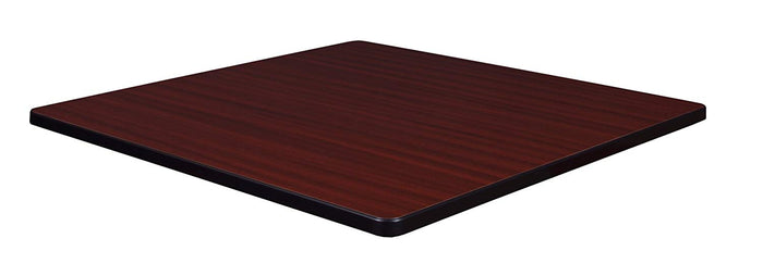 Regency 42in Square Laminate Table Top- Mahogany/Mocha Walnut by Vanessa Jane