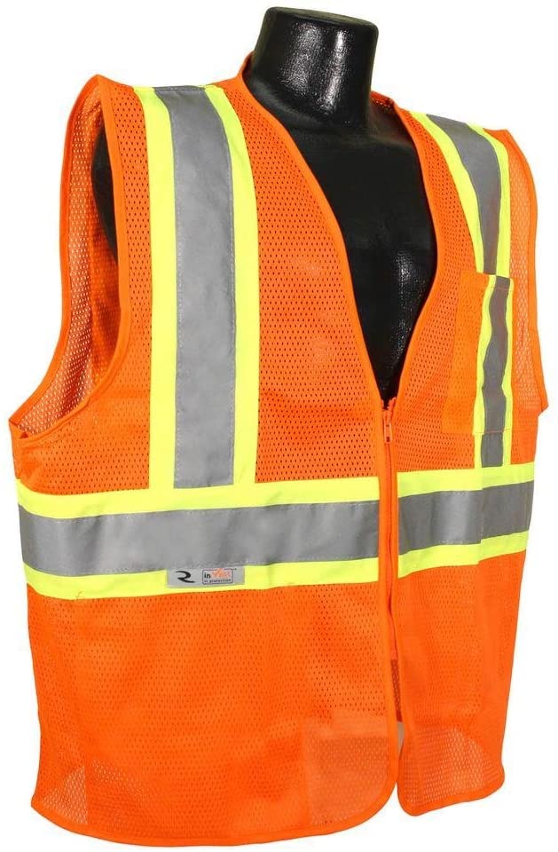 Radians Polyester Mesh Economy Class 2 High Visibility Zipper Closure, SZ Medium by Vanessa Jane