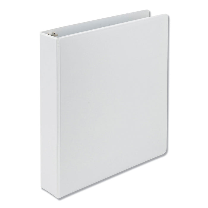 Samsill Earth's Choice Biobased D-Ring View Binder, 3 Rings, 1.5" Capacity, 11 x 8.5, White