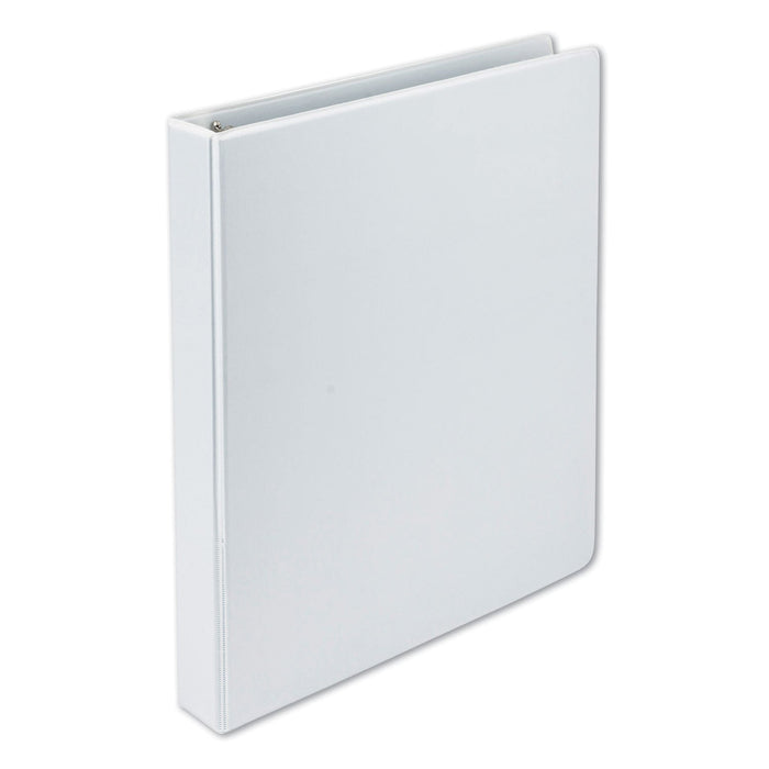 Samsill Earth's Choice Biobased D-Ring View Binder, 3 Rings, 1" Capacity, 11 x 8.5, White
