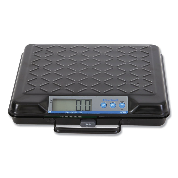 Brecknell Portable Electronic Utility Bench Scale, 250 lb Capacity, 12.5 x 10.95 x 2.2 Platform