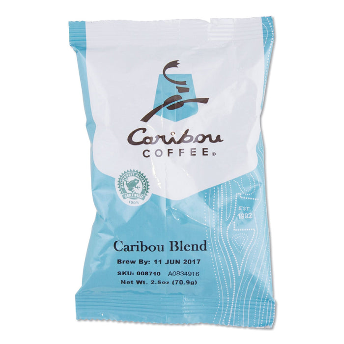Caribou Coffee Caribou Blend Ground Coffee, 2.5 oz, 18/Carton