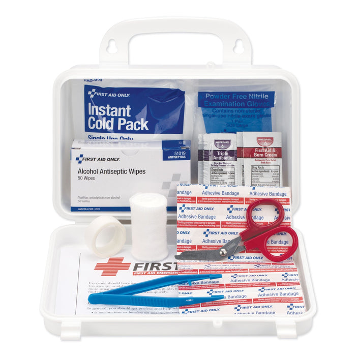 PhysiciansCare First Aid Kit for Use by Up to 25 People, 113 Pieces, Plastic Case