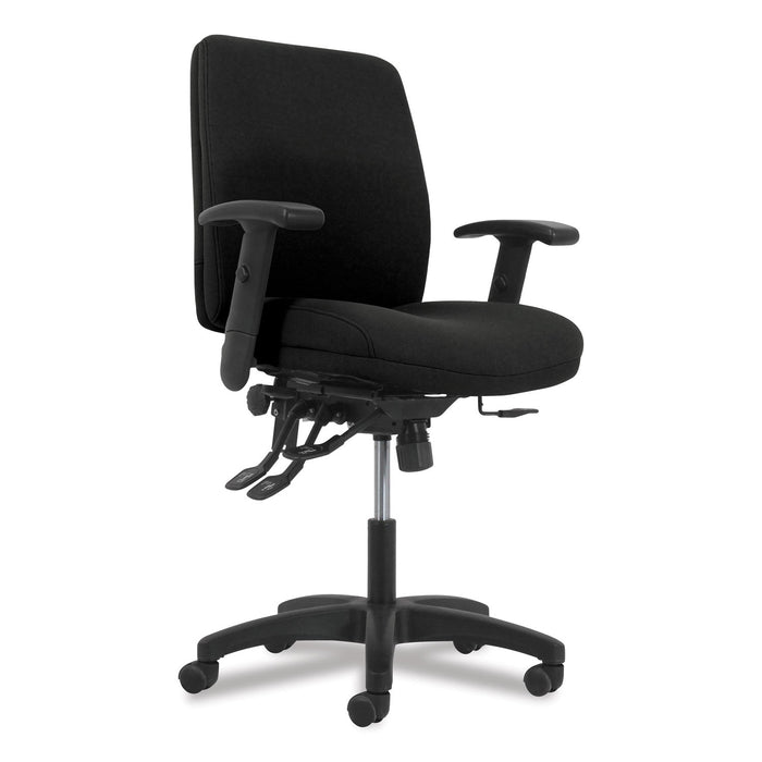 HON Network Mid-Back Task Chair, Supports Up to 250 lb, 18.3" to 22.8" Seat Height, Black