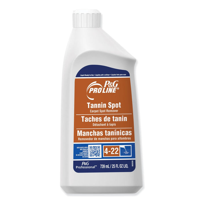 P&G Pro Line Tannin Spot Carpet Spot Remover, Peach, 25 oz Bottle, 15/Carton