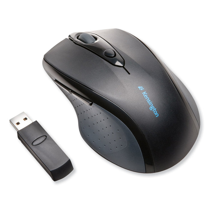 Kensington Pro Fit Full-Size Wireless Mouse, 2.4 GHz Frequency/30 ft Wireless Range, Right Hand Use, Black