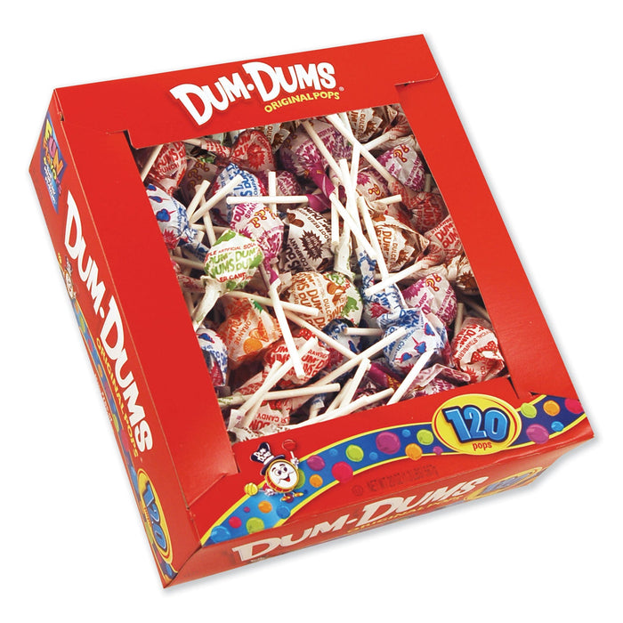 Spangler Dum-Dum-Pops, Assorted Flavors, Individually Wrapped, 120/Box
