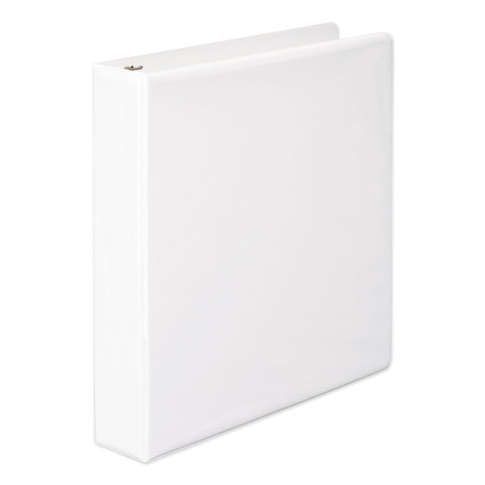 Wilson Jones Heavy-Duty D-Ring View Binder with Extra-Durable Hinge, 3 Rings, 1.5" Capacity, 11 x 8.5, White