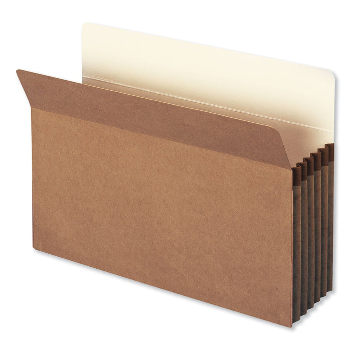 Smead Redrope Drop Front File Pockets, 5.25" Expansion, Legal Size, Redrope, 50/Box