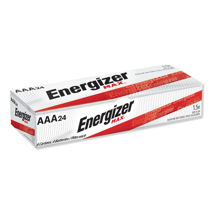 Energizer MAX Alkaline AAA Batteries, 1.5 V, 144/Carton