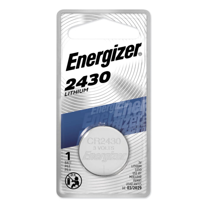 Energizer 2430 Lithium Coin Battery, 3 V