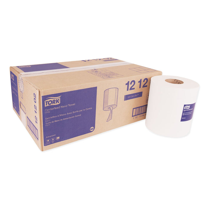 Tork Advanced Centerfeed Hand Towel, 2-Ply, 8.25 x 11.8, White, 610/Roll, 6/Carton