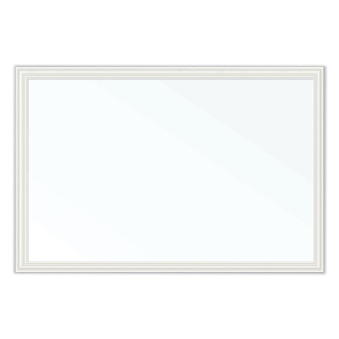 U Brands Magnetic Dry Erase Board with Decor Frame, 30 x 20, White Surface and Frame
