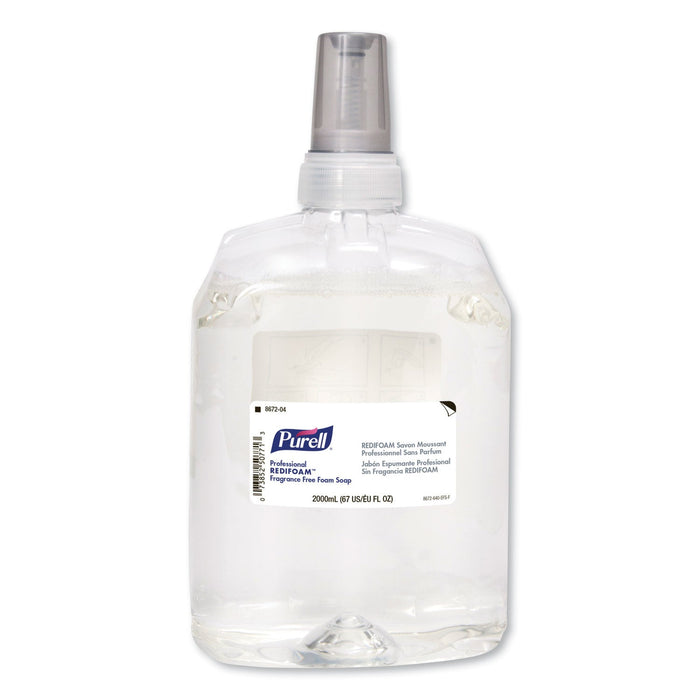 PURELL Professional REDIFOAM Fragrance-Free Foam Soap, 2,000 mL, 4/Carton