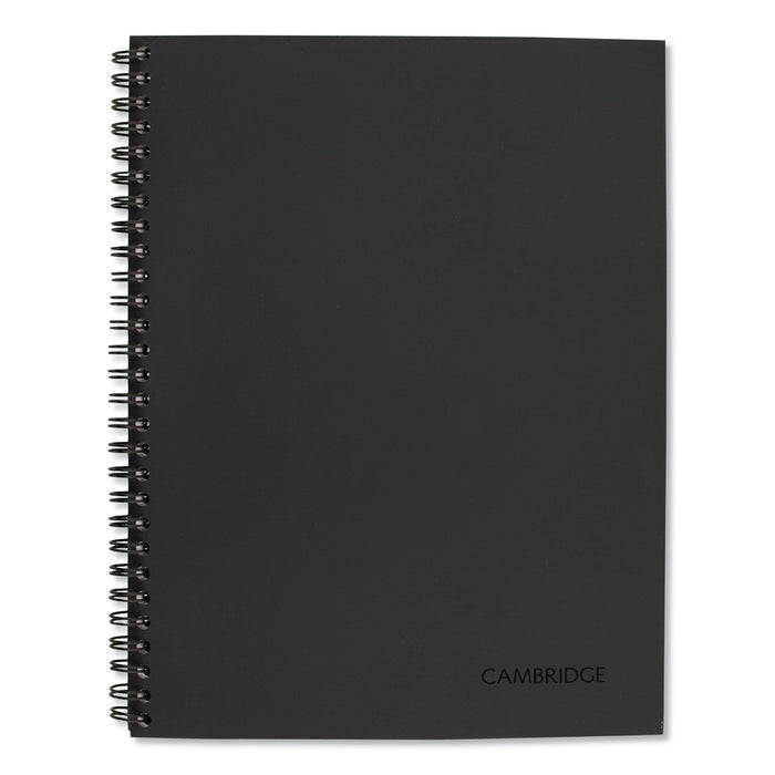 Cambridge Wirebound Guided Action Planner Notebook, 1 Subject, Project-Management Format, Gray Cover, 9.5 x 7.5, 80 Sheets
