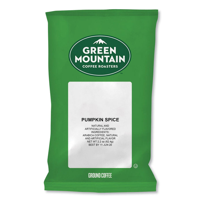 Green Mountain Coffee Pumpkin Spice Coffee Fraction Packs, 2.2 oz, 50/Carton