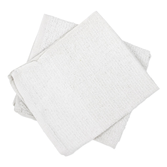 HOSPECO Counter Cloth/Bar Mop, 15.5 x 17, White, Cotton, 60/Carton