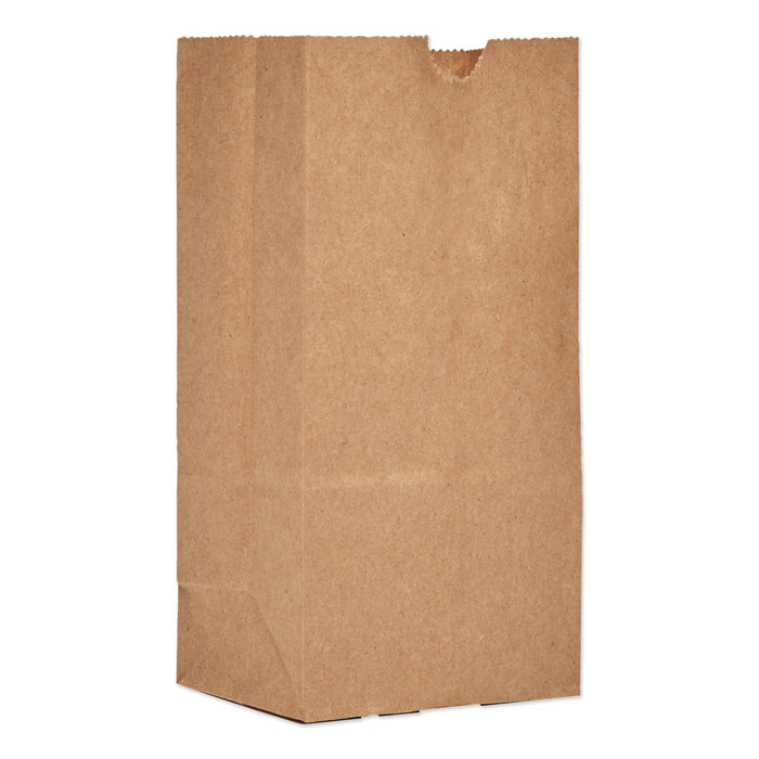 General Grocery Paper Bags, 30 lb Capacity, #1, 3.5" x 2.38" x 6.88", Kraft, 500 Bags