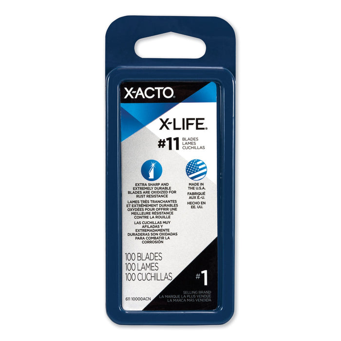 X-ACTO No. 11 Bulk Pack Blades for X-Acto Knives, 100/Box