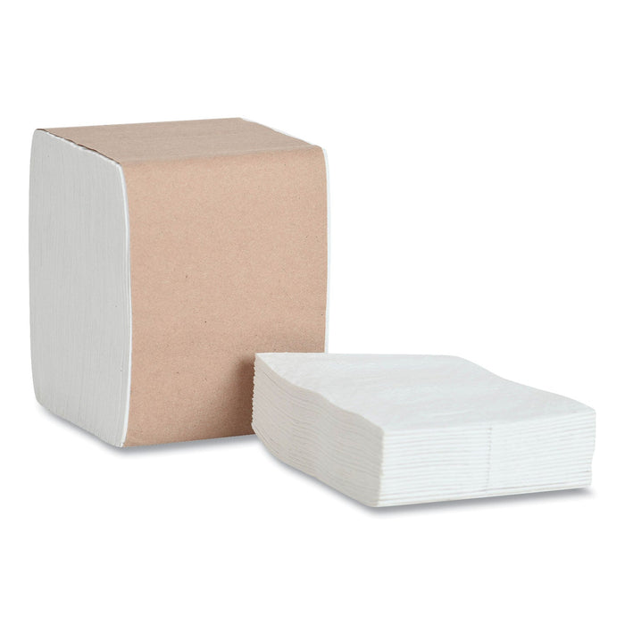 Tork Xpressnap Fit Interfold Dispenser Napkins, 1-Ply, 6.5 x 8.39, White, 240/Pack, 36 Packs/Carton