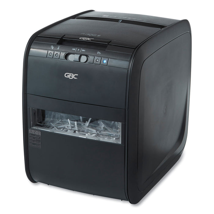 GBC Stack-and-Shred 80X Auto Feed Cross-Cut Shredder, 80 Auto/6 Manual Sheet Capacity