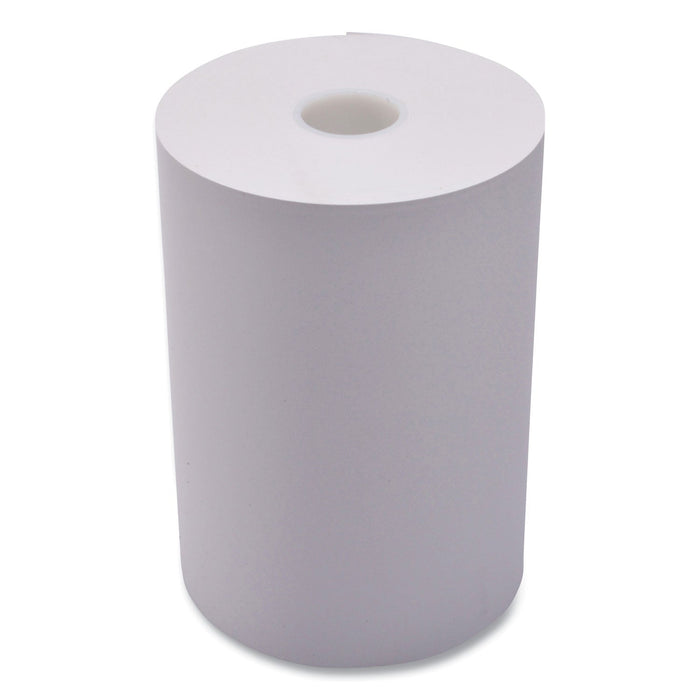 Iconex Impact Bond Paper Rolls, 1-Ply, 3.25" x 243 ft, White, 4/Pack
