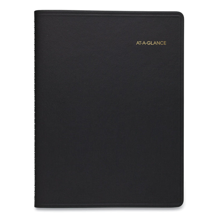 AT-A-GLANCE Weekly Appointment Book, 11 x 8.25, Black Cover, 14-Month (July to Aug): 2022 to 2023