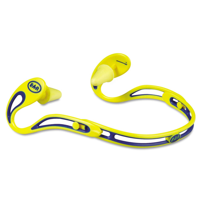 3M E-A-R Swerve Banded Hearing Protector, Corded, Yellow