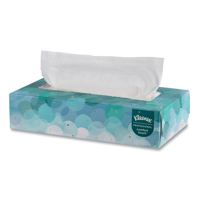 Kleenex White Facial Tissue for Business, 2-Ply, White, Pop-Up Box, 100 Sheets/Box