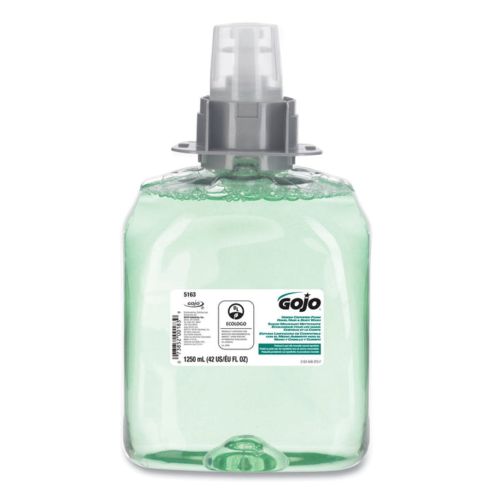 GOJO Luxury Foam Hair and Body Wash, Cucumber Melon Scent, 1,250 mL Refill