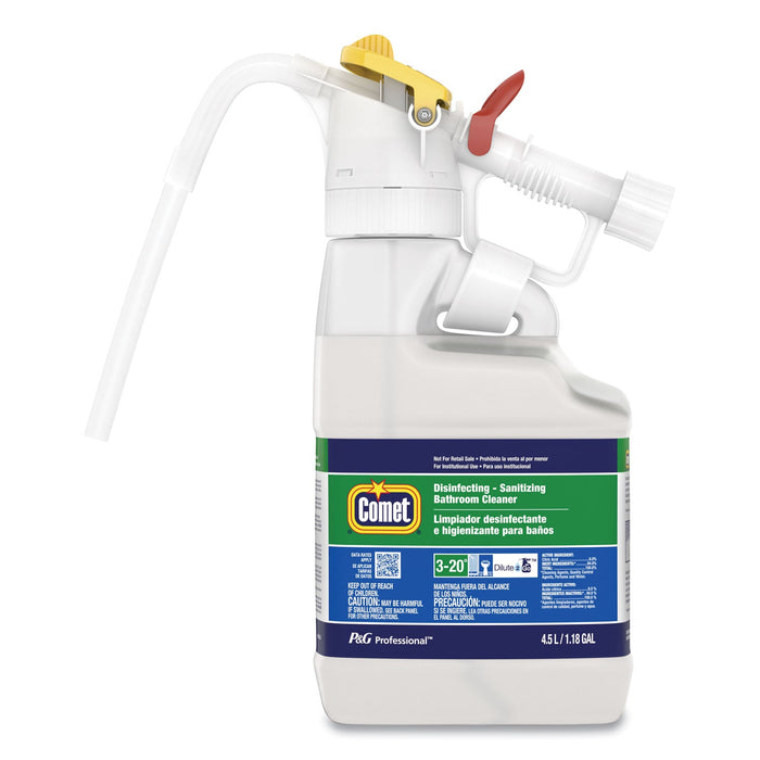 P&G Professional Dilute 2 Go, Comet Disinfecting - Sanitizing Bathroom Cleaner, Citrus Scent, , 4.5 L Jug, 1/Carton