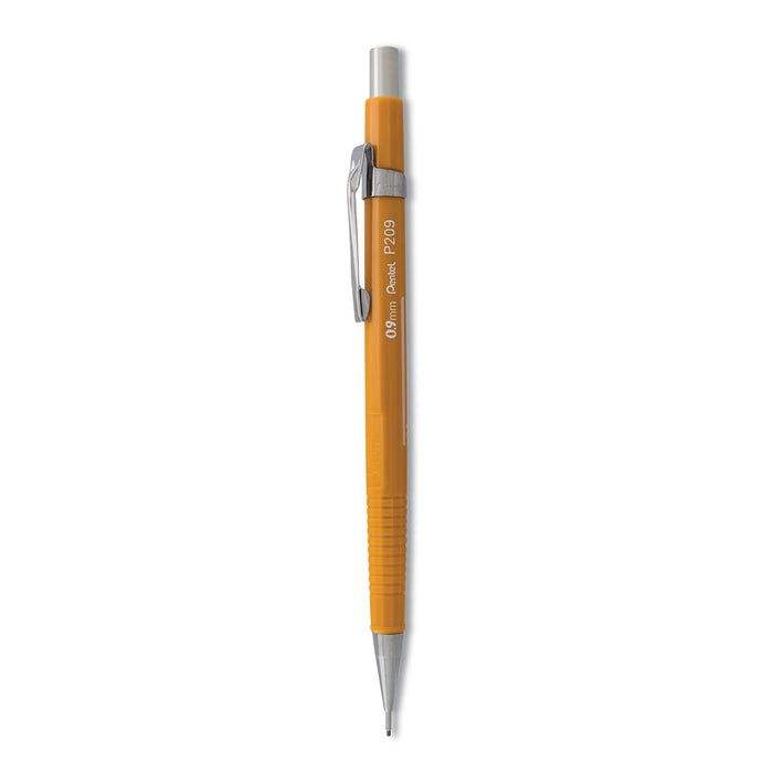 Pentel Sharp Mechanical Pencil, 0.9 mm, HB (#2.5), Black Lead, Yellow Barrel
