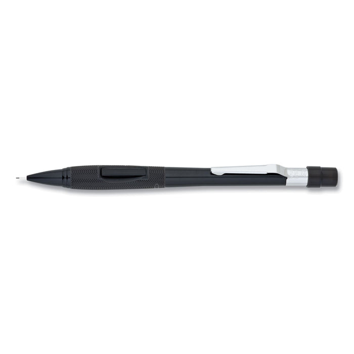 Pentel Quicker Clicker Mechanical Pencil, 0.5 mm, HB (#2.5), Black Lead, Black Barrel