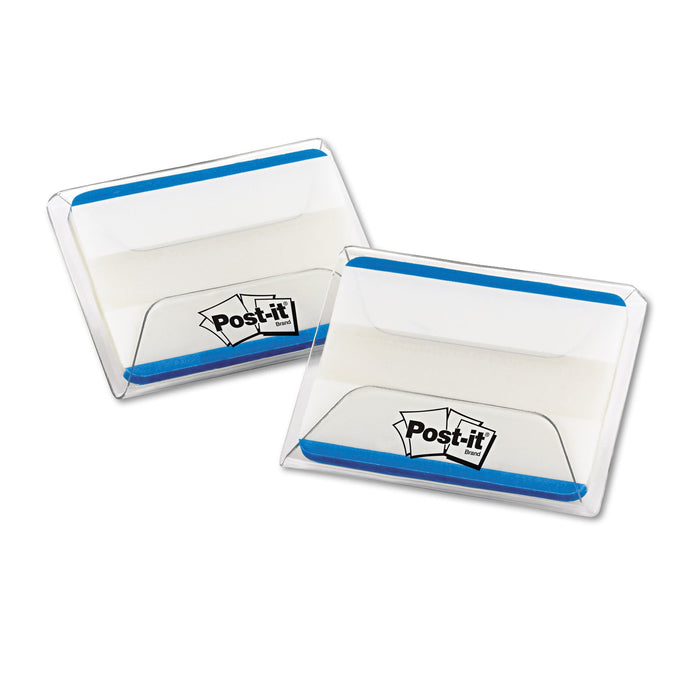Post-it Lined Tabs, 1/5-Cut, Blue, 2" Wide, 50/Pack