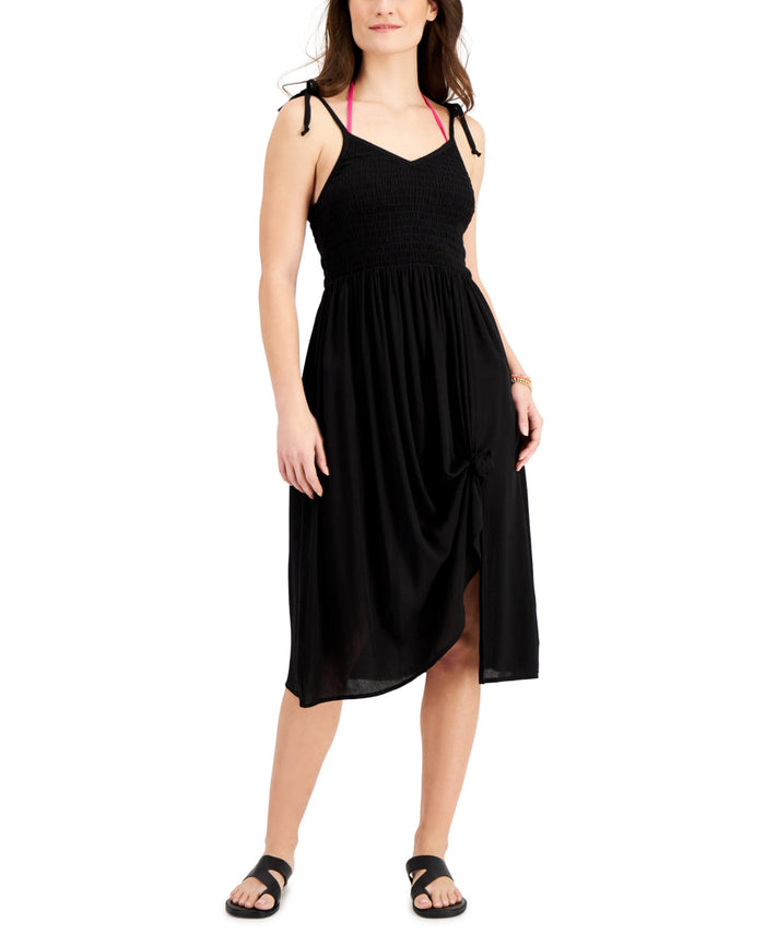 Miken Juniors Smocked MIDI Dress Cover-up by Vanessa Jane