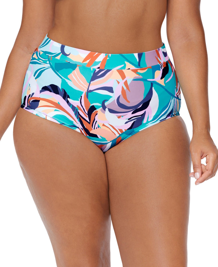 Raisins Curve Plus Size Printed Korakia Island Bikini, Size 18W by Vanessa Jane