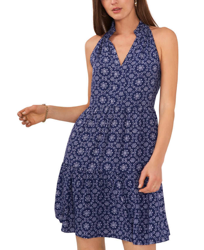 1.STATE Women's Printed Sleeveless Tiered Swim-Dress Cover-Up by Vanessa Jane