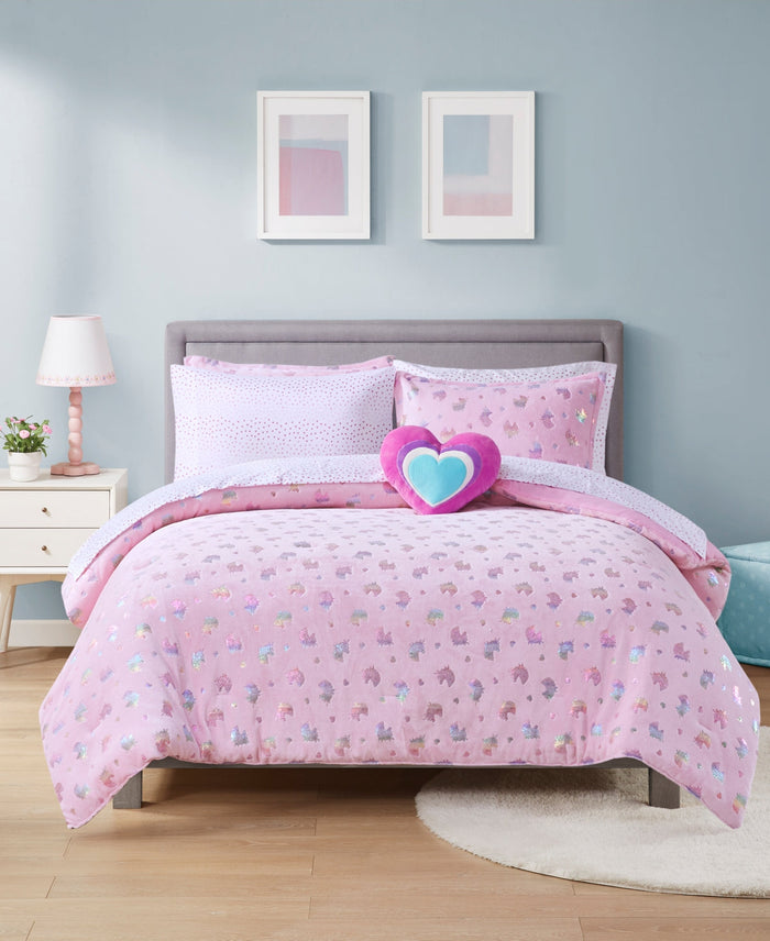 Jla Home Ellie Metallic Print Comforter Sets by Vanessa Jane