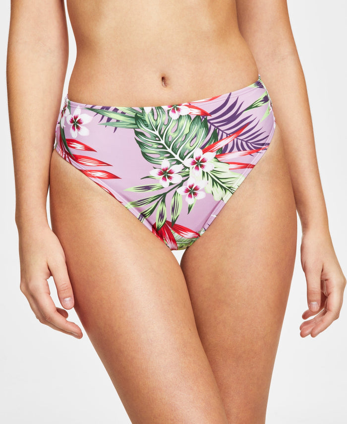 Salt + Cove Juniors Printed High-Waist Bikini Bottoms by Vanessa Jane