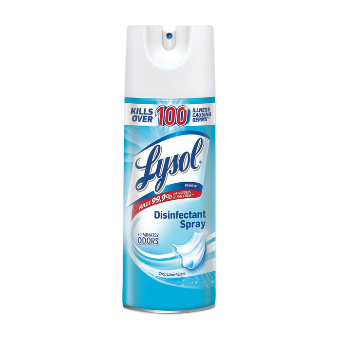 LYSOL Disinfectant Spray, Crisp Linen Scent, 12.5 oz Aerosol Spray