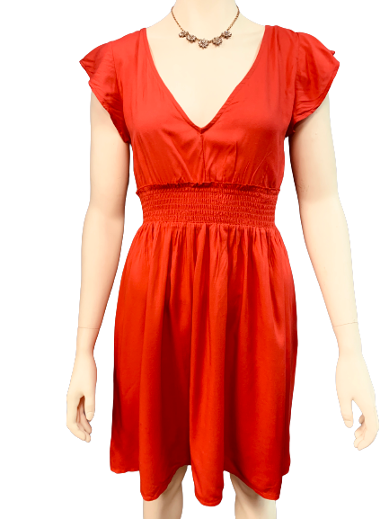 Roxy Juniors Cotton Smocked Fit & Flare Dress, XL by Vanessa Jane