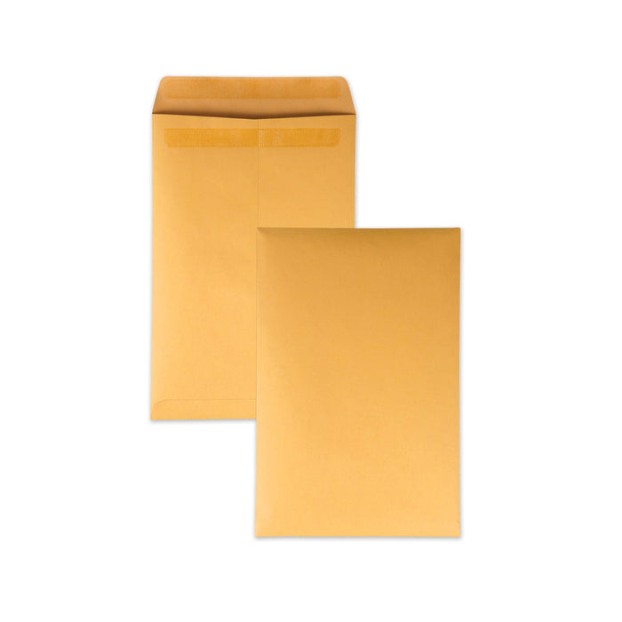 Quality Park Redi-Seal Catalog Envelope, #15, Cheese Blade Flap, Redi-Seal Adhesive Closure, 10 x 15, Brown Kraft, 250/Box