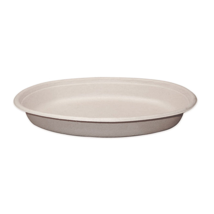 World Centric Fiber Burrito Bowls, 32 oz, 9.7" Diameter x 1.6"h, Natural, 300/Carton