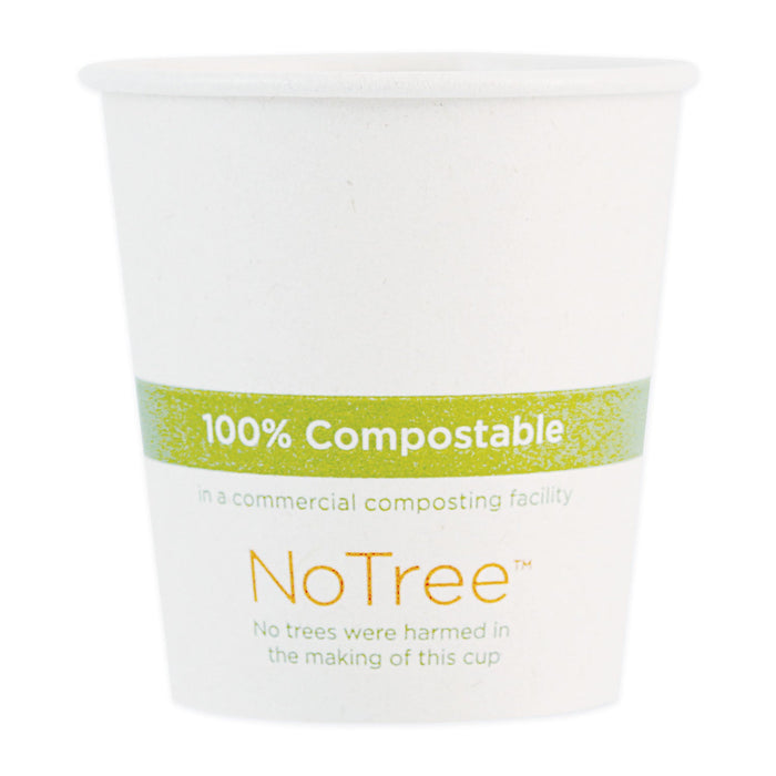 World Centric NoTree Paper Hot Cups, 6 oz, Natural, 1,000/Carton