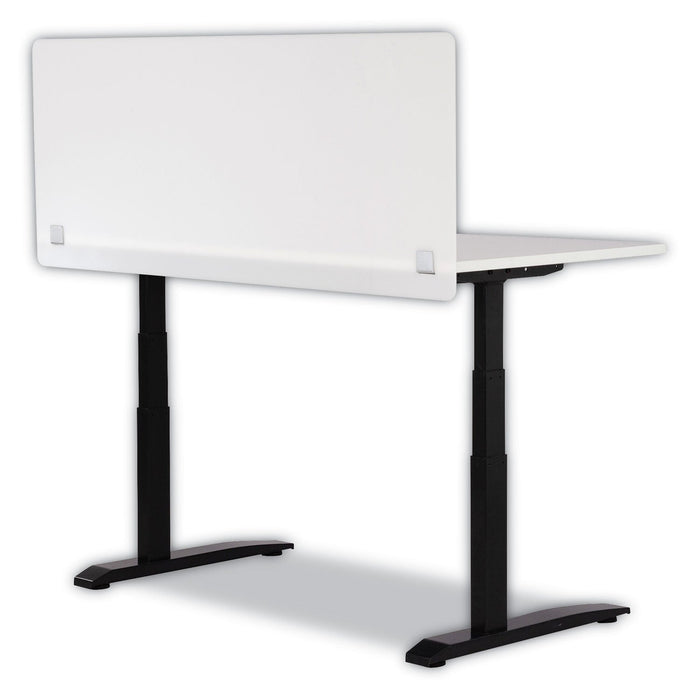 Safco 7517 Series Wellness Panel, 59.5 x 2.5 x 23.5, Acrylic, White