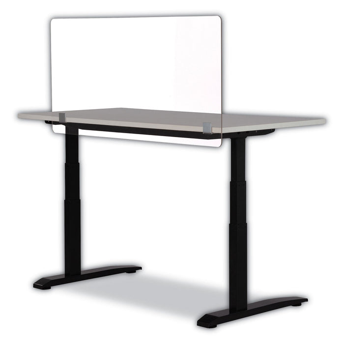 Safco 7516 Series Wellness Panel, 47.5 x 2.5 x 23.5, Acrylic, Clear